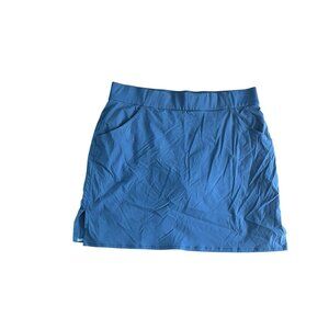 Columbia Omni-Shade Skort/Skirt with Shorts - Stretch + Pockets Blue Sz XL